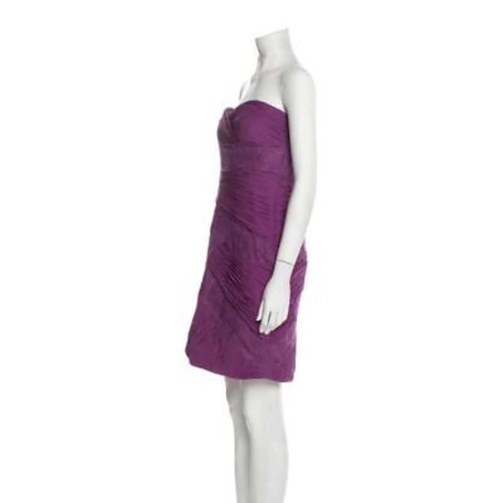 ML‎ Monique Lhuillier Silk A-line Dress. - Picture 2 of 3